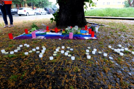 Sarah Hegazi memorial protest Berlin RLP 2020-06-20 11