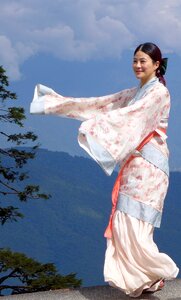 Woman young kimono photo