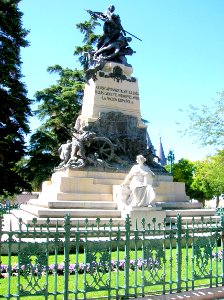 Segovia - Monumento a Daoiz y Velarde, en la Plaza de la Reina Victoria Eugenia