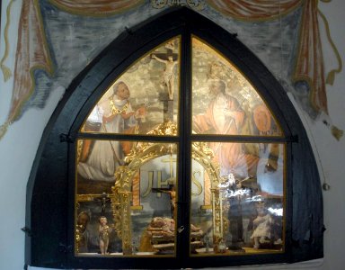 Segovia - Monasterio de San Antonio el Real, interior del claustro 02
