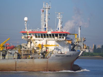 SEBASTIANO CABOTO - IMO 9505364, Schelde river, Port of Antwerp, pic5