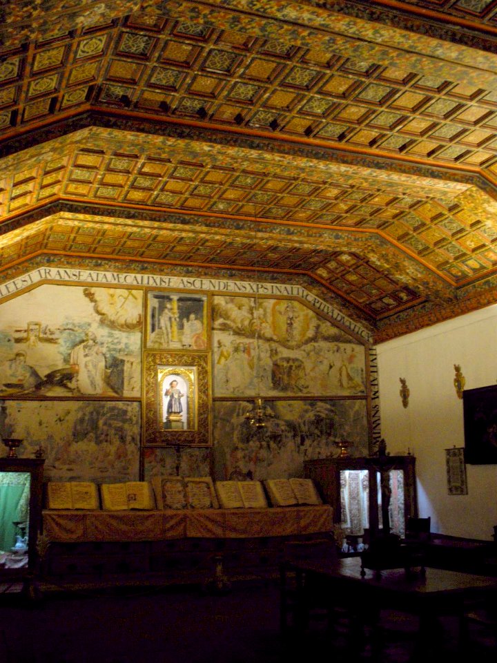 Segovia - Monasterio de San Antonio el Real, interior del claustro 10