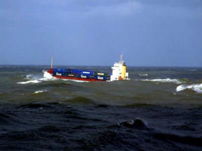 Seawheel Merchant p2 leaving Port of Rotterdam 21-Jan-2007