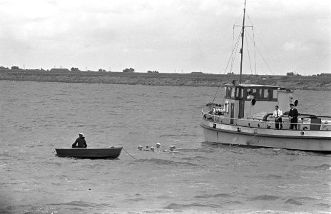 Seaweek 1959 in Den Helder , koppen van Admiraal Burghart , commandant zeemacht,, Bestanddeelnr 910-5319