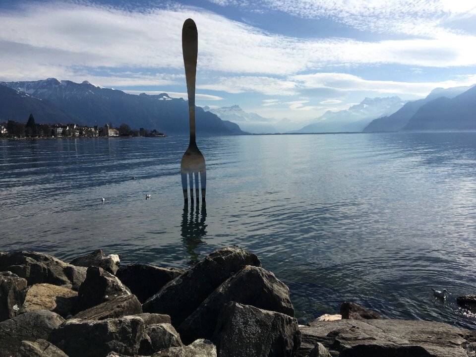 Switzerland mountains art