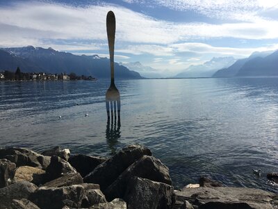 Switzerland mountains art