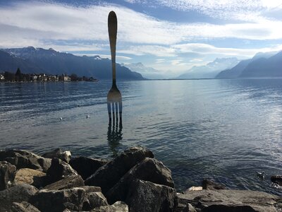 Switzerland mountains art photo