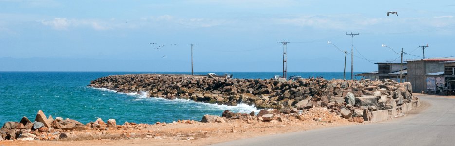 Seawall in El Morro