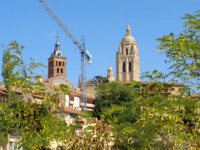 Segovia - panorámica desde la Plaza de la Reina Victoria Eugenia 2