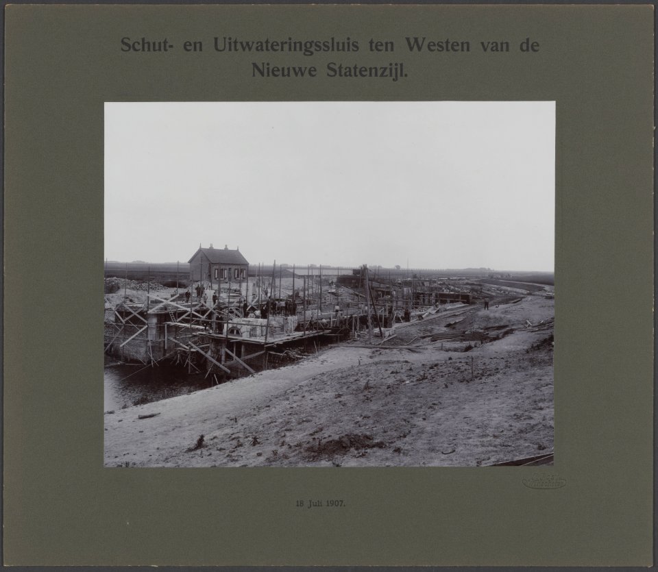 Schut- en uitwateringssluis ten westen van de Nieuwe Statenzijl, Bestanddeelnr 281