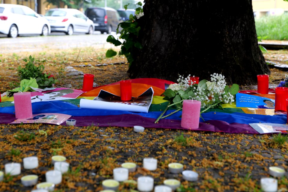 Sarah Hegazi memorial protest Berlin RLP 2020-06-20 13