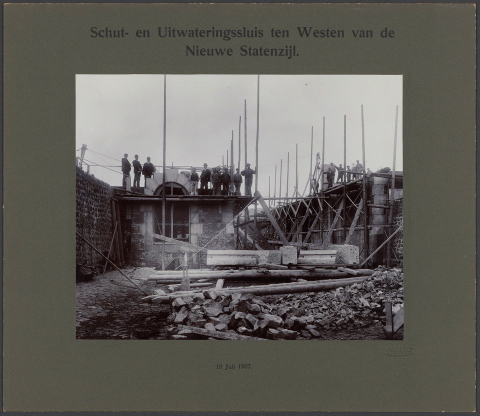 Schut- en uitwateringssluis ten westen van de Nieuwe Statenzijl, Bestanddeelnr 282