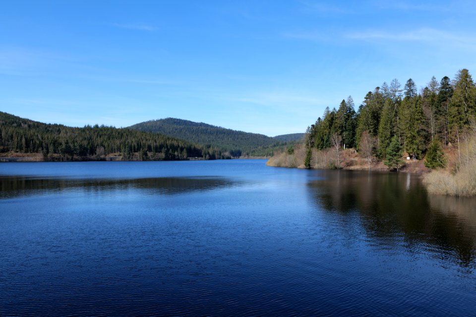 Schwarzenbachtalsperre from dam 2020-03-15 01