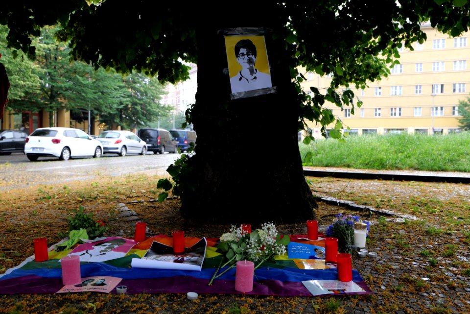 Sarah Hegazi memorial protest Berlin RLP 2020-06-20 15