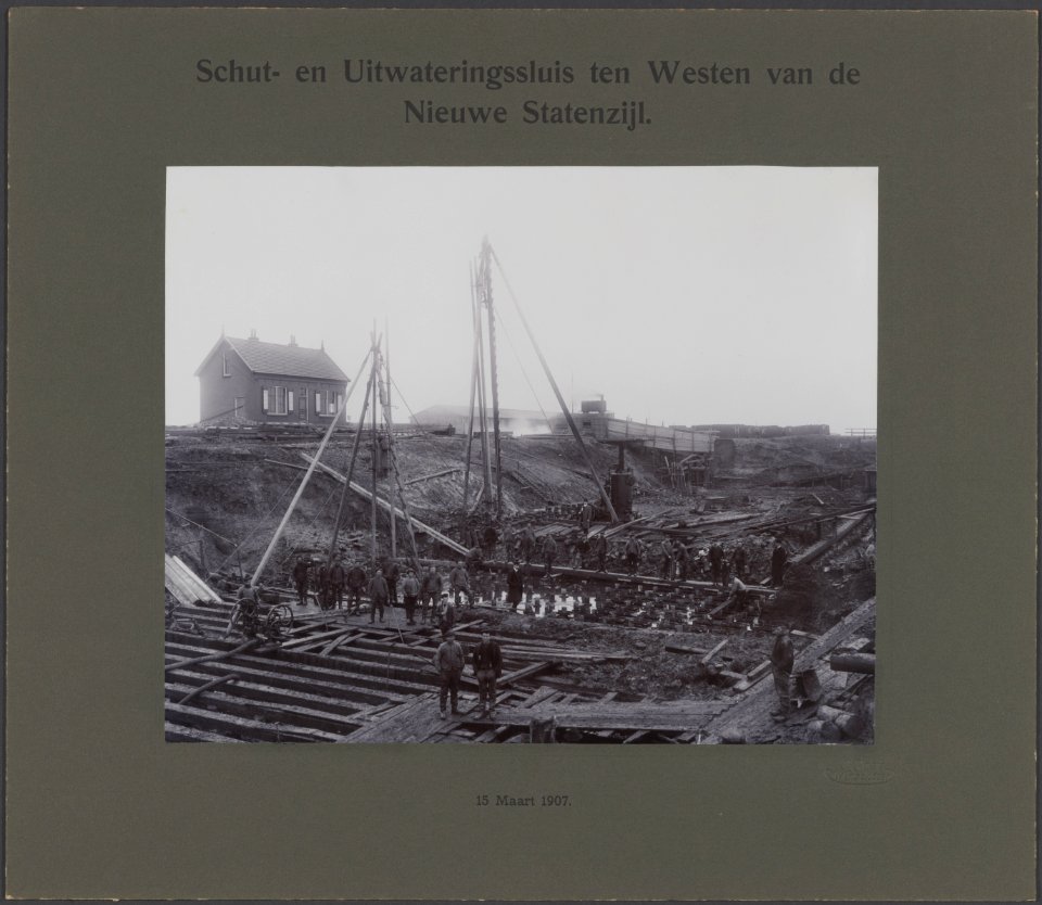 Schut- en uitwateringssluis ten westen van de Nieuwe Statenzijl, Bestanddeelnr 280