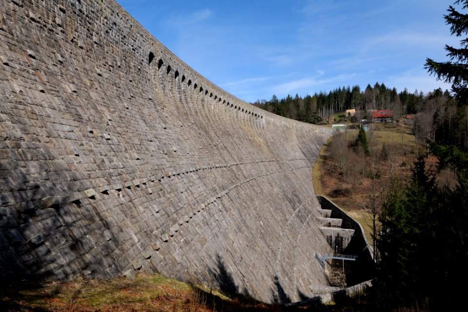 Schwarzenbachtalsperre dam 2020-03-15 09