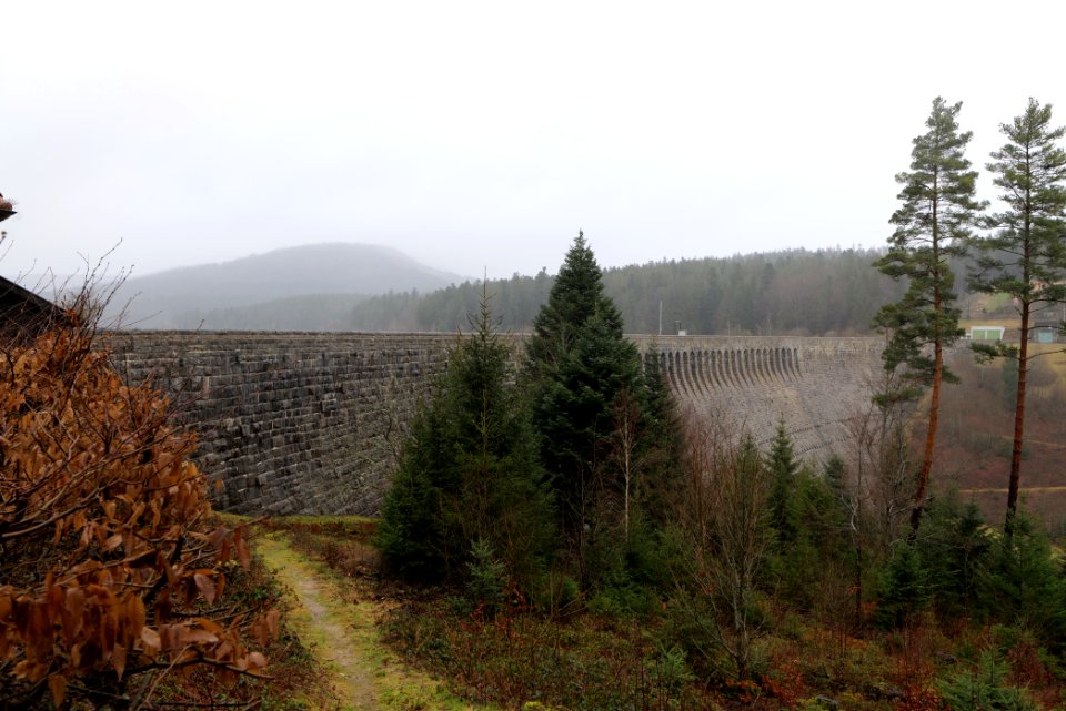 Schwarzenbachtalsperre dam 2020-03-10 11