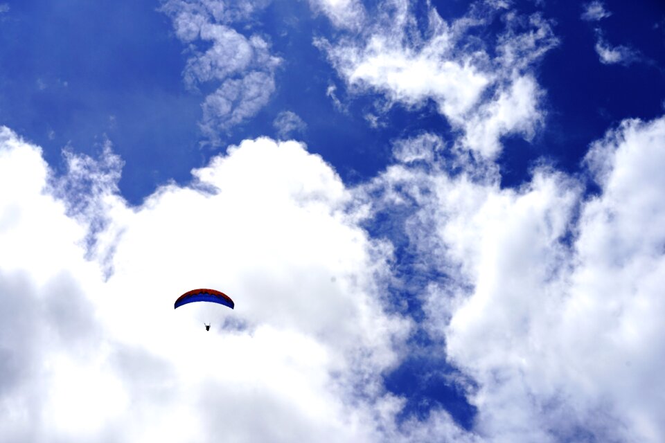 Sport fly paraglider