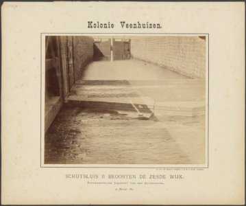 Schutsluis II beoosten de zesde wijk. Noordwestelijke slagkant van de bovendorpe, Bestanddeelnr 94