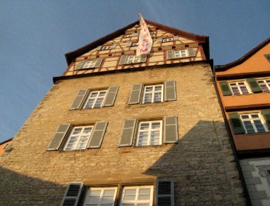 Schwäbisch Hall, Keckenburg, Blick aufwärts