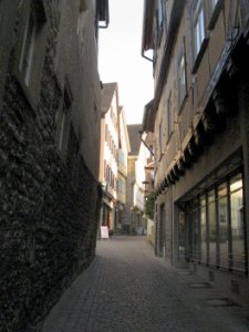 Schwäbisch Hall, Blick in die Obere Herrengasse vom Marktplatz