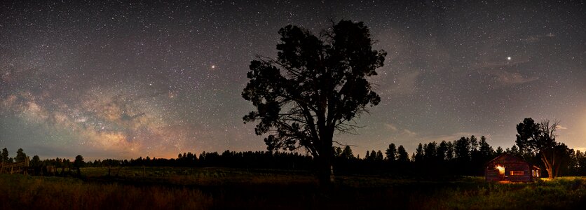 Cosmos space lights photo