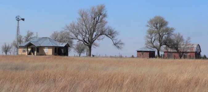 Schwartz farm (Lane Co KS) from SE 1