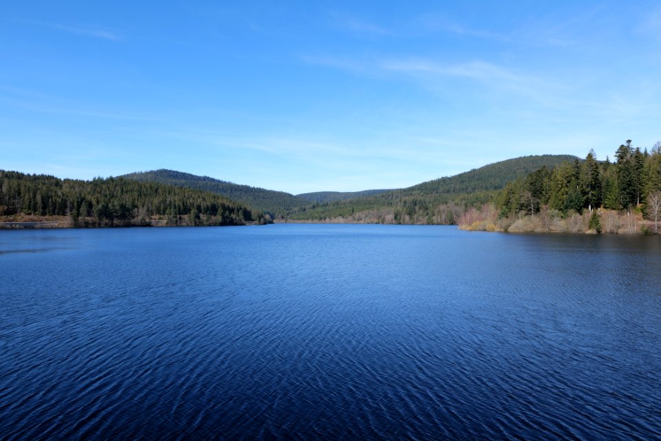 Schwarzenbachtalsperre from dam 2020-03-15 09