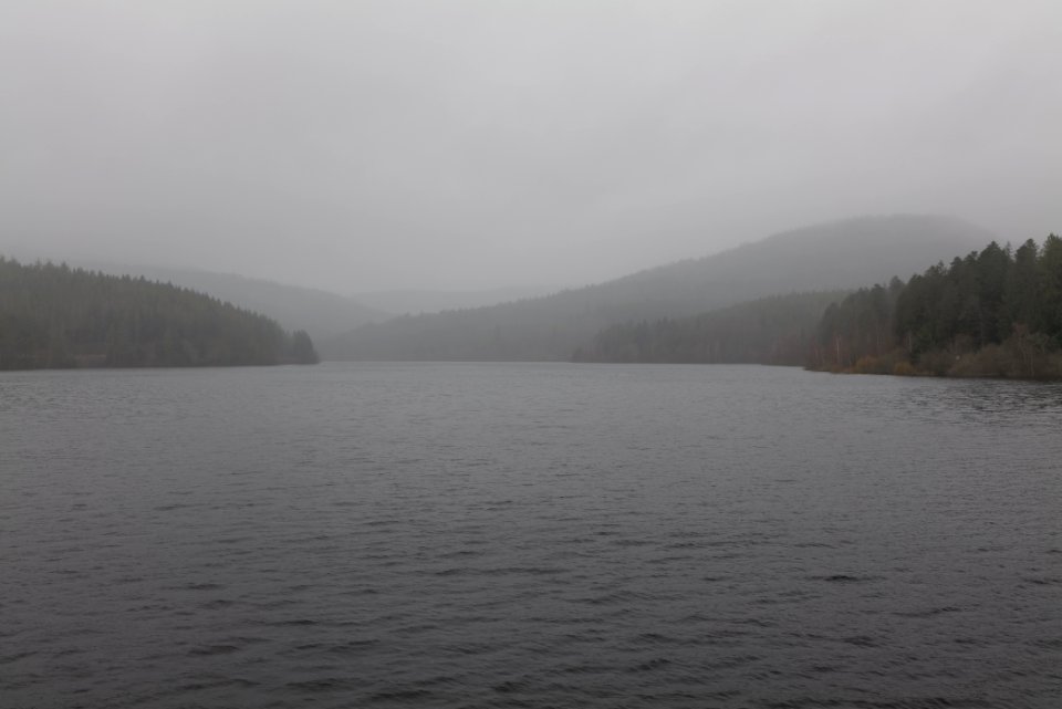Schwarzenbachtalsperre from dam 2020-03-10 02