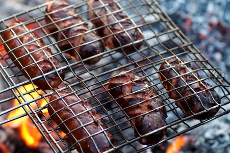 Grill grilling fire