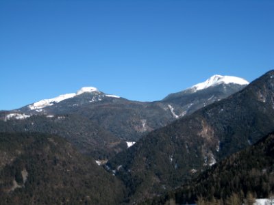 Schwarzhorn and Weisshorn as seen from Truden
