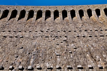Schwarzenbachtalsperre dam from down 2020-03-15 pixel-shift 08