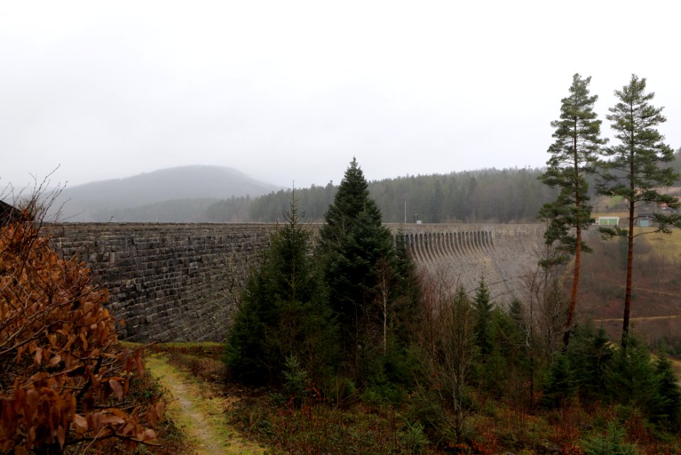 Schwarzenbachtalsperre dam 2020-03-10 13