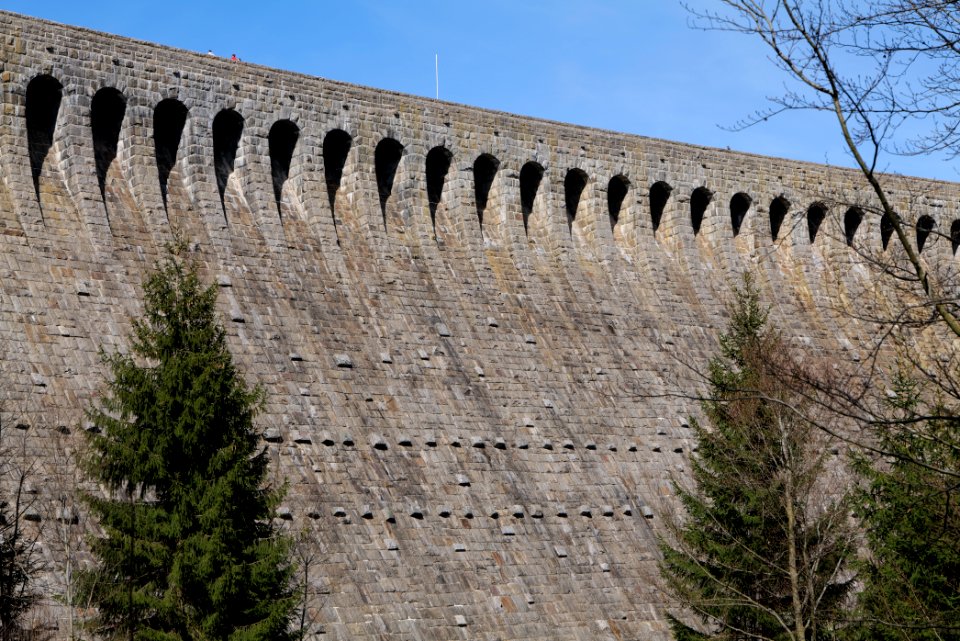 Schwarzenbachtalsperre dam 2020-03-15 11
