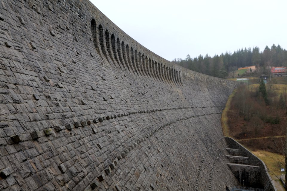 Schwarzenbachtalsperre dam 2020-03-10 23