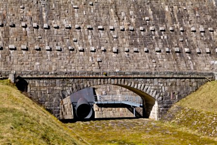 Schwarzenbachtalsperre dam from down 2020-03-15 pixel-shift 05