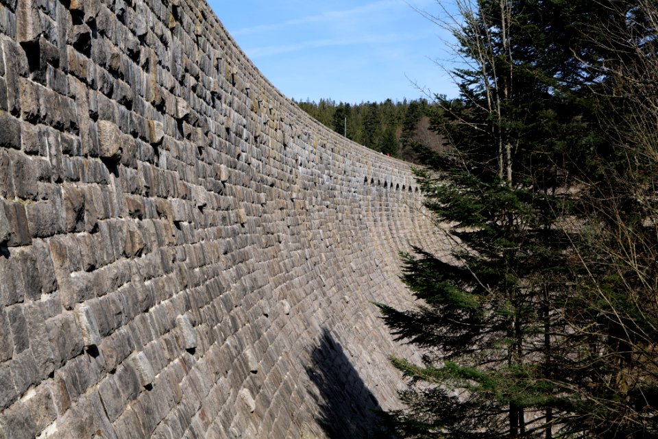 Schwarzenbachtalsperre dam 2020-03-15 08