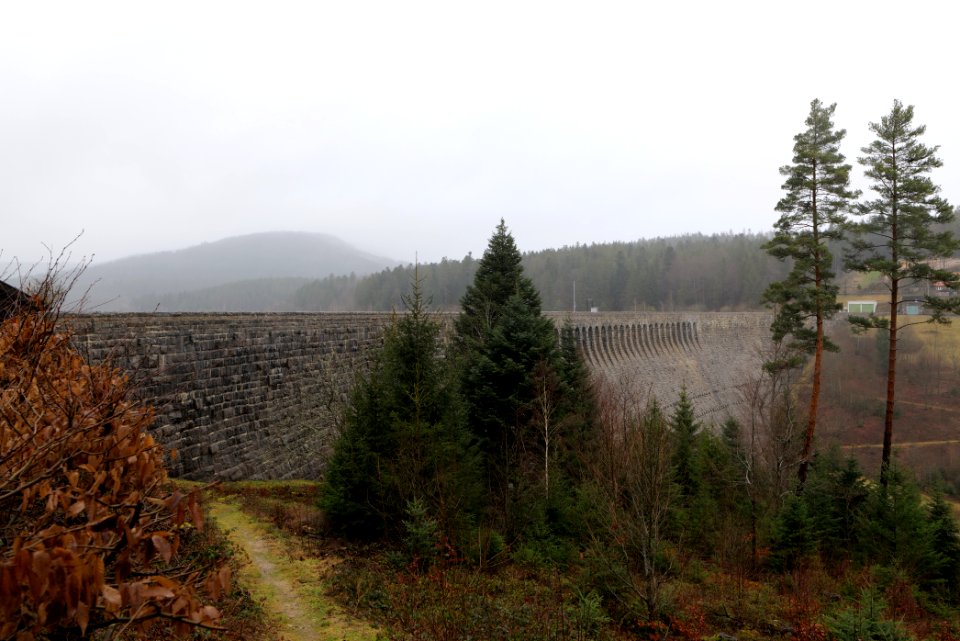 Schwarzenbachtalsperre dam 2020-03-10 12