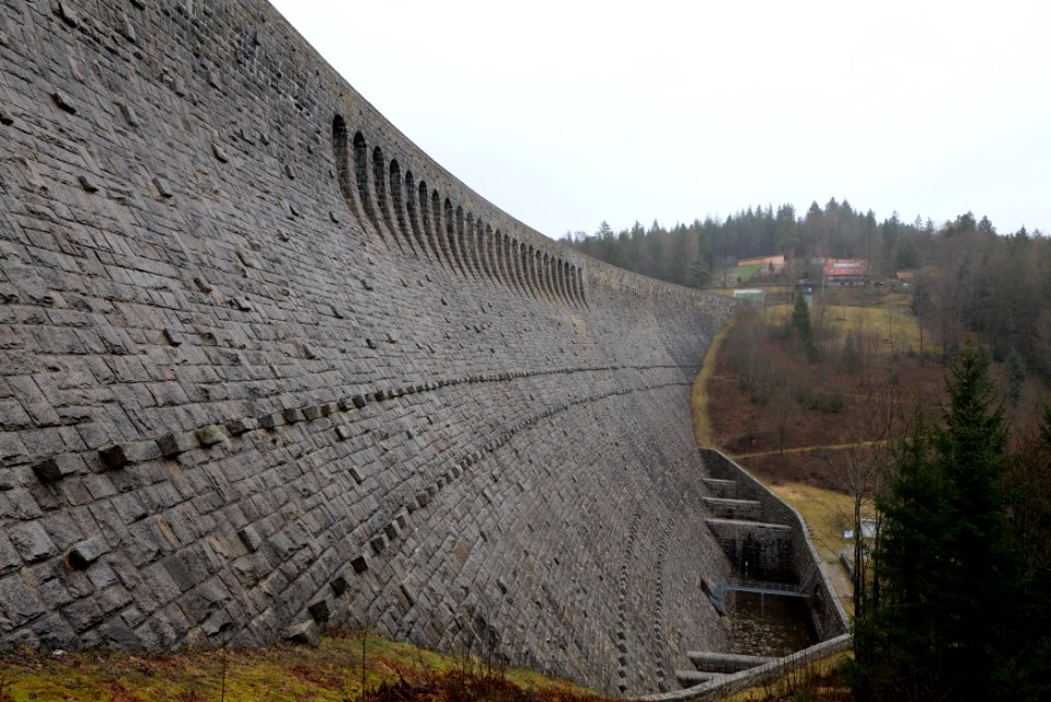 Schwarzenbachtalsperre dam 2020-03-10 21