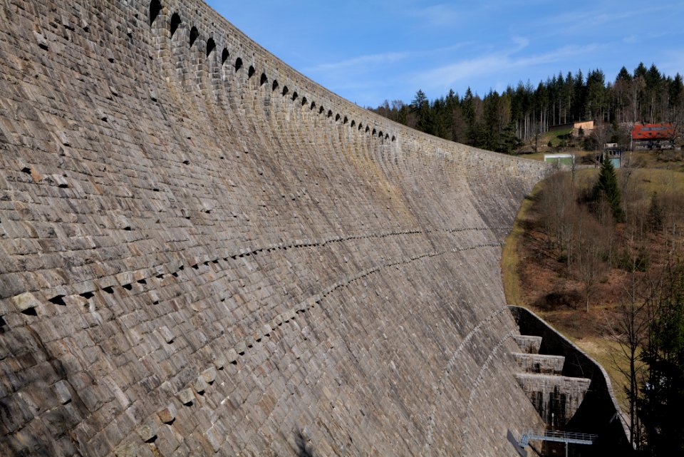 Schwarzenbachtalsperre dam 2020-03-15 10