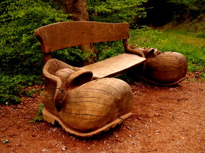 Seat bench resting place