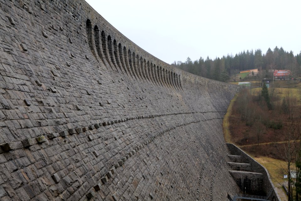 Schwarzenbachtalsperre dam 2020-03-10 22