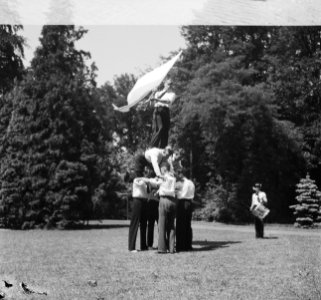 Schuttersfeest te Gemert. Kapel Paterschool Gemert, Bestanddeelnr 934-6891