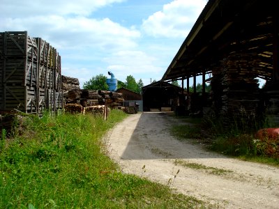 Scierie à Vrizy (Ardennes, Fr)