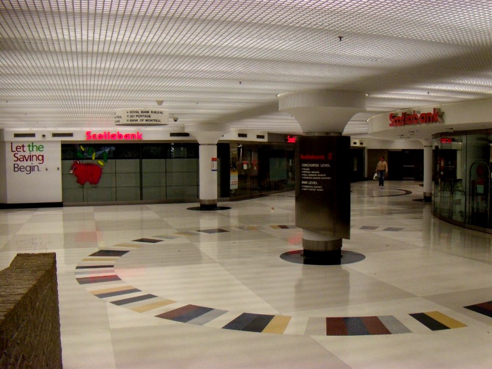 Scotiabank Concourse "Winnipeg Square" underground mall in Winnipeg, Manitoba 01