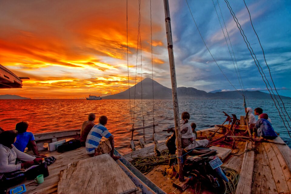 Journey tea restaurants on the island halmahera