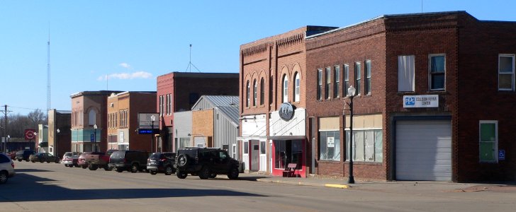 Scotland, South Dakota, N side Main Street from 2nd Street 1