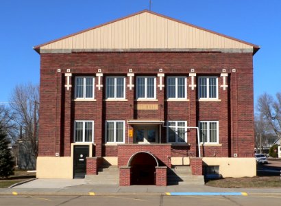 Scotland, South Dakota, city hall from S 1