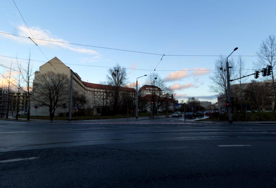 Schweriner Straße - Blick Richtung Postplatz Dresden (2)