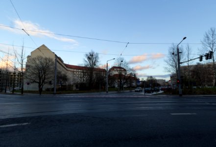 Schweriner Straße - Blick Richtung Postplatz Dresden (2)